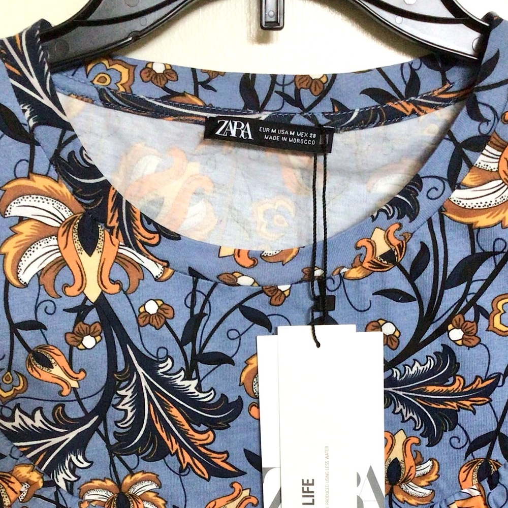 Zara Ruffle Peplum Top - Picture 5 of 6